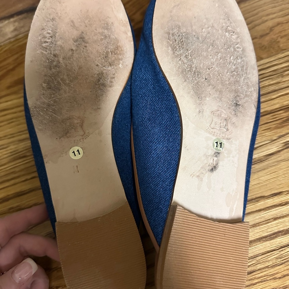 Zalo Women’s Navy Embroidered Loafers - Picture 5 of 5
